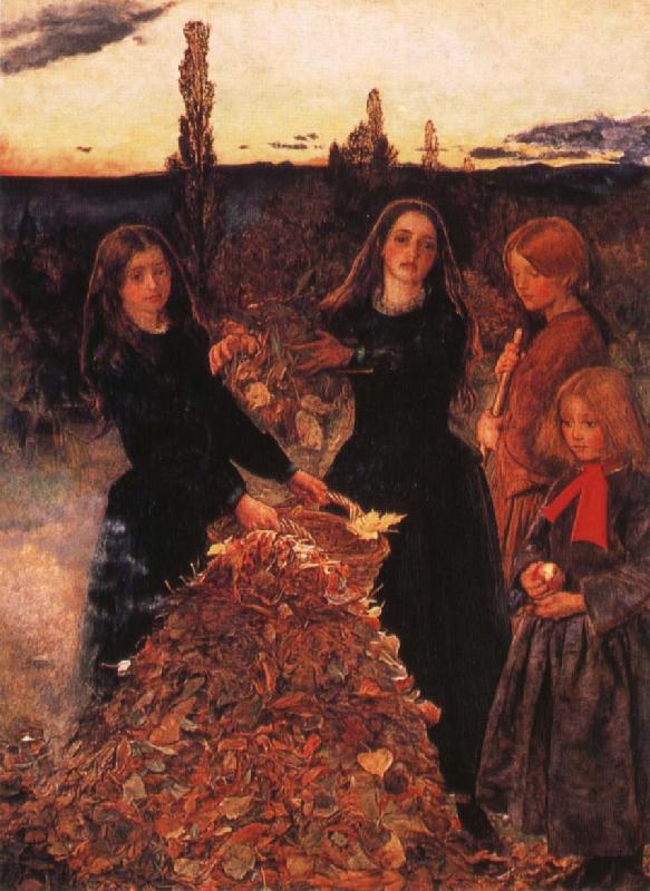 Sir John Everett Millais Antumn Leaves Germany oil painting art